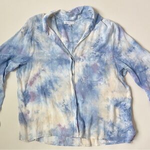 Young Fabulous & Broke Tie-Dye Button-Up Shirt